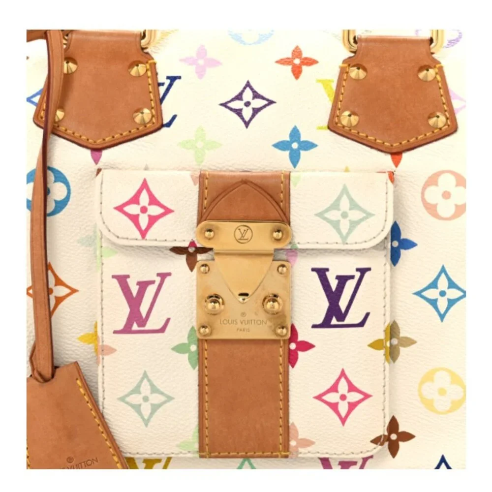 Louis Vuitton Multi Color Monogram Speedy 30 White - Picture 8 of 14